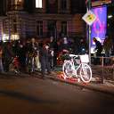 ghost bike, bicycle, Critical Mass, Mundsburger Damm