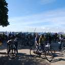 bicycle, riding bicycle, Altonaer Balkon, Fahrradsternfahrt